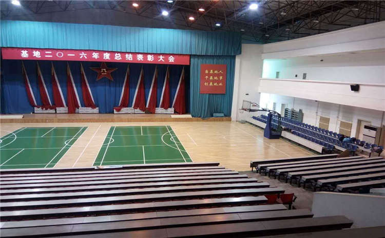 指接板體育運(yùn)動地板結(jié)構(gòu)